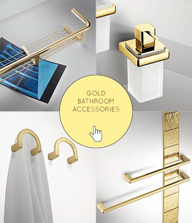 Gold Bathroom Accessories 