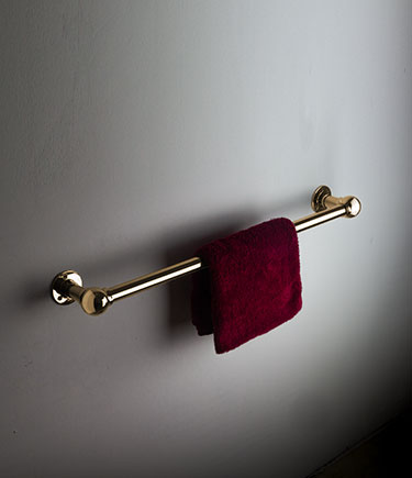 Gold Ball Jointed Grab Towel Bar (150HG)