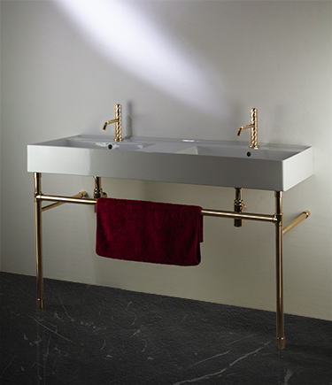 Gold Classic Joint Designer Washstand (CW1G)