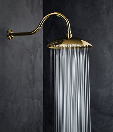 Retro Gold Rainfall Shower Head (75KG)