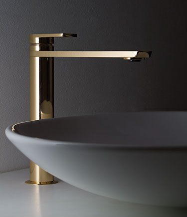 Kara Gold Tall Basin Tap (52CC)