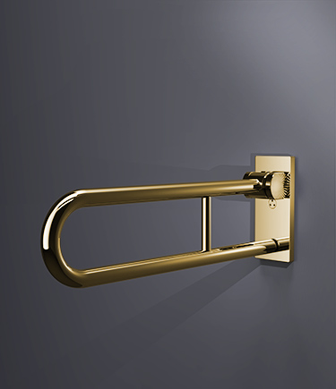 Helo Gold Removable Hinged Double Grab Bar (GHL1)
