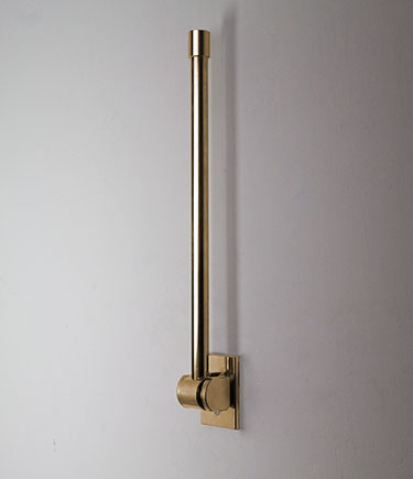 Gold Removable Hinged Straight Grab Bar (156G)