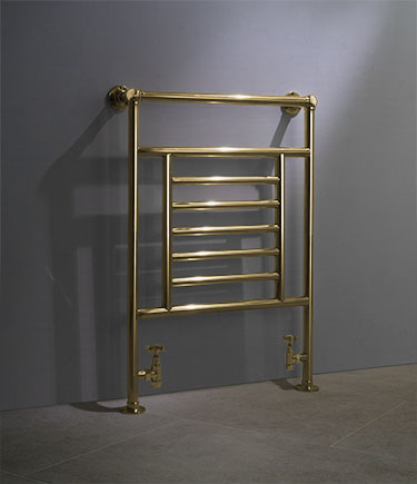 Old Century Heated Gold Towel Rail (111NN)