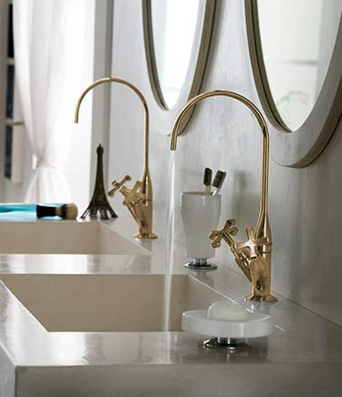 Piccadilly Gold Basin Mixer Tap (40AG)