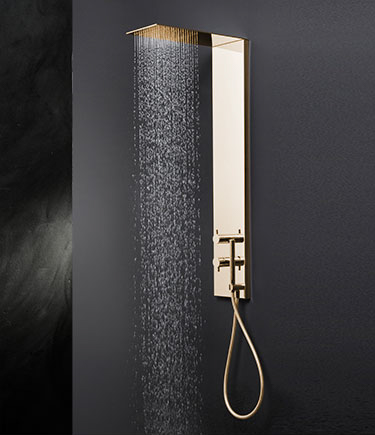 Sleek Gold Shower Column (78AG)