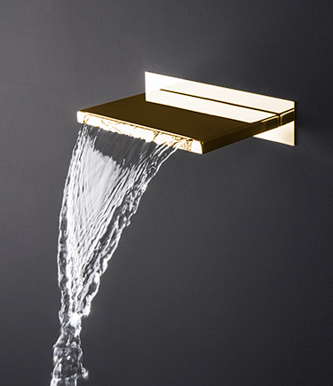 Waterblade Gold Waterfall Shower Head (38KK)