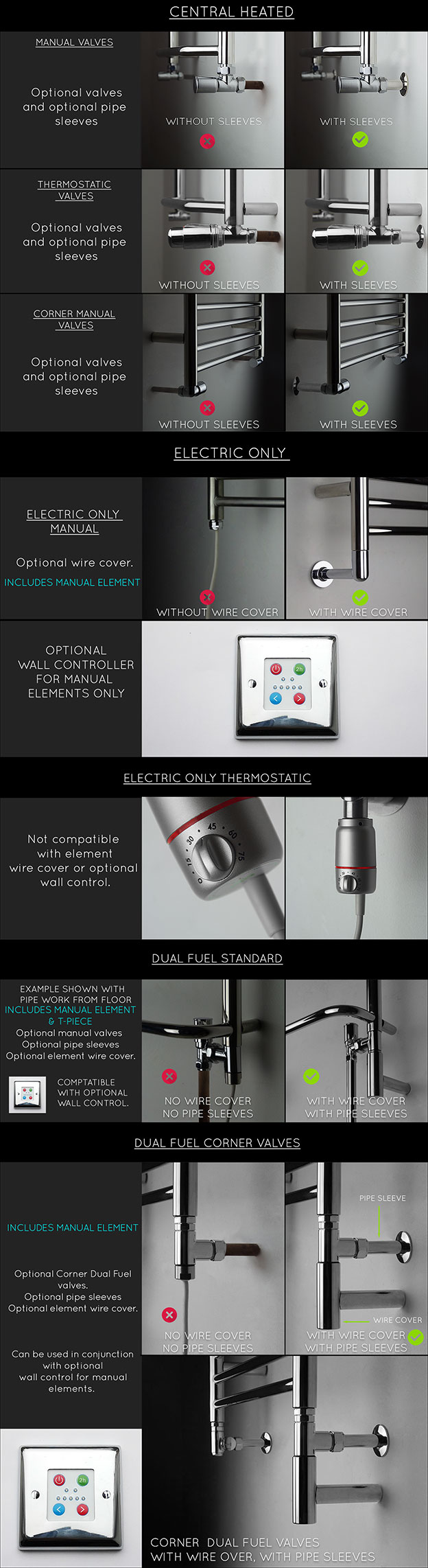 CHOOSING HEATING ACCESSORIES CHOOSING HEATING ACCESSORIES
