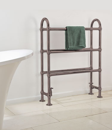 Horse Bronze Chrome Towel Radiator (57BZ)