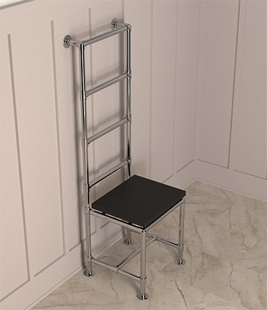 Hot Chair Classic Jointed Heated Towel Radiator Stability Seat (HC2)