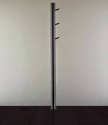 Hot Tree Black Chrome Freestanding Towel Radiator (111BC)