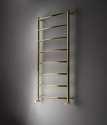 Hotel Gold Heated Towel Rail (178DG)