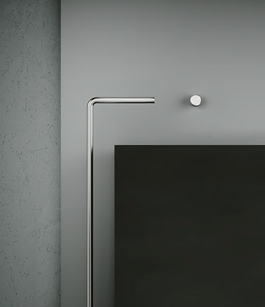 Kaan Stainless Freestanding Bath Tap (28H)