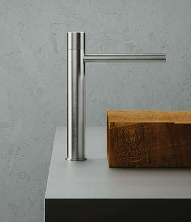 Kaan Stainless Tall Basin Tap (28B)