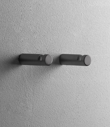 Kara Black Chrome Robe Hook (57KBJ)