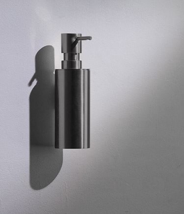 Kara Black Chrome Soap Dispenser (57KBD)