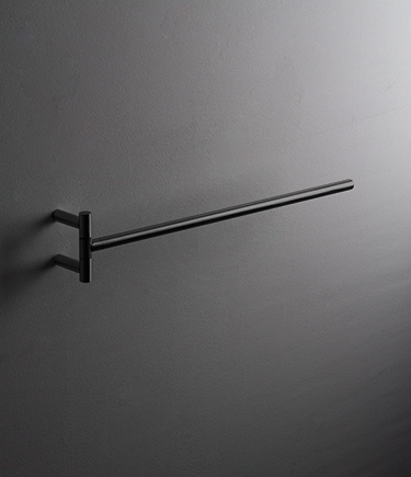 Kara Black Chrome Adjustable Towel Bar (57KBH)