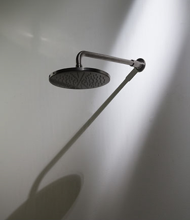 Kara Black Chrome Fixed Shower Head (74GG)