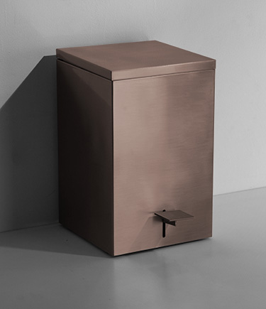 Kara Bronze Bathroom Bin (KBZ9)