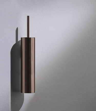 Kara Bronze Toilet Brush & Holder (KBZ7)