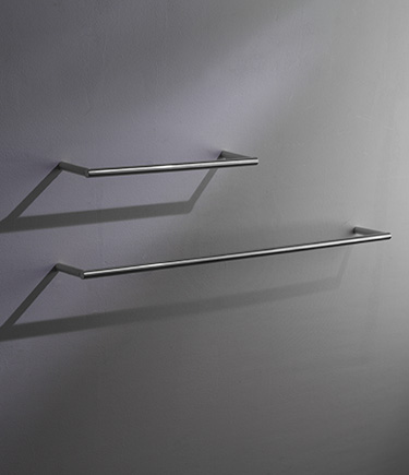 Kara Chrome Towel Hanging Rail (59FCR)