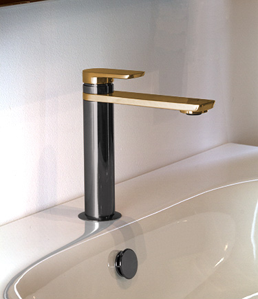 Modern Bathroom Set Chrome Brass Bath Shower Filler Mono Bloc Basin Mixer Tap 