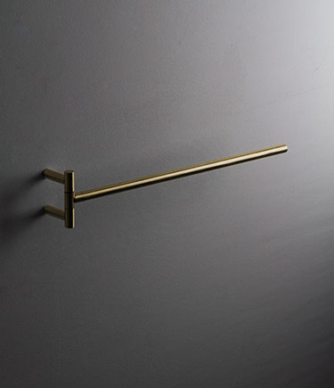 Kara Gold Folding Towel Rail (59GG)
