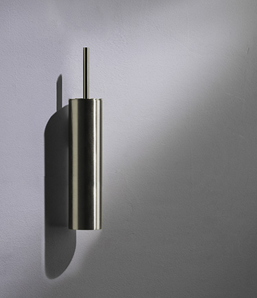 Kara Nickel Toilet Brush & Holder (163HN)