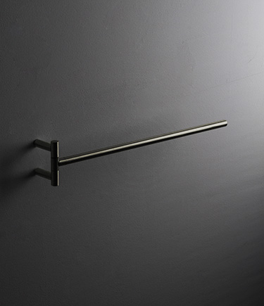 Kara Nickel Folding Towel Rail (163GN)