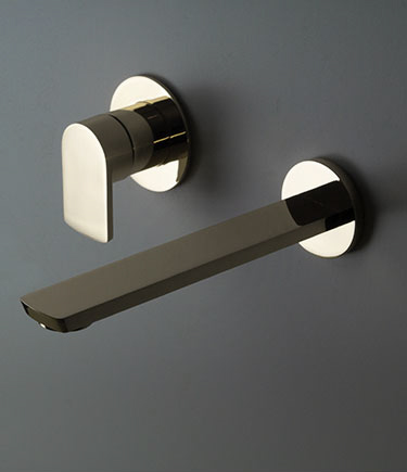 Kara Nickel Wall Basin Tap (37BB)