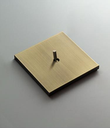 Tia Brushed Gold Light Switches (140A)