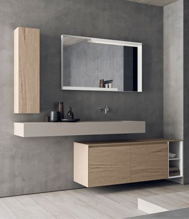 Line Bathroom Furniture - Room Set 1 (3A)