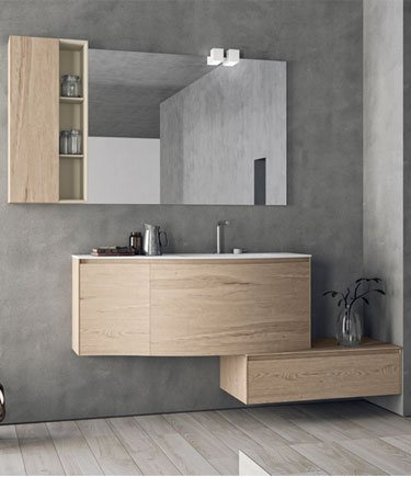 Line Bathroom Furniture - Room Set 2 (3B)