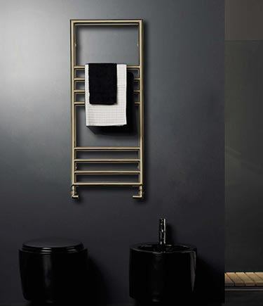 Lulu Brass Heated Towel Rail (111BR)