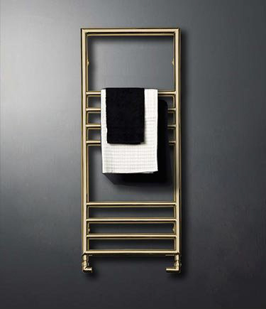 Lulu Gold Heated Towel Rail (111WW)