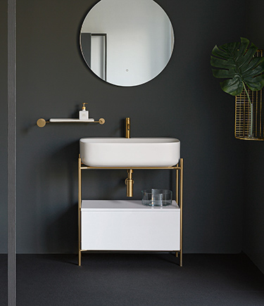 Luna Washstand With Coloured Basins (LB8)