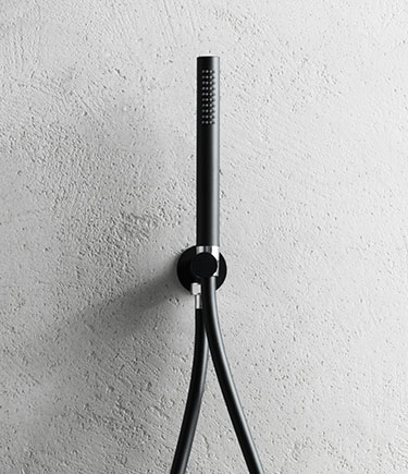 Black Handheld Shower Heads