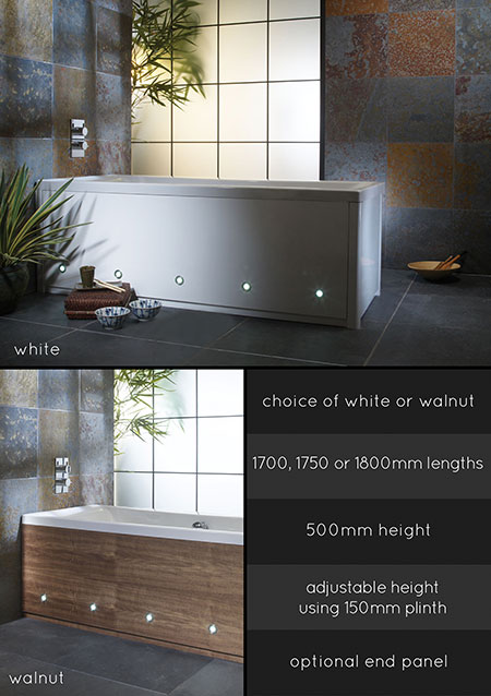 Metro Bath Panel With Lights  (61D)