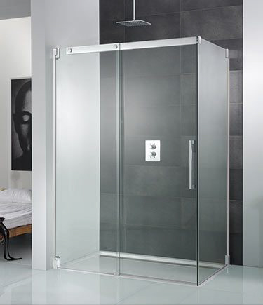 Metro Frameless Shower with Smooth Sliding Door (68W)