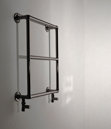 Mini Classic Black Chrome Heated Towel Rail (57DBC)