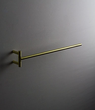 Moca Brass Adjustable Towel Hanging Rail (57GM)