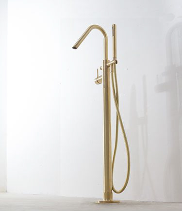 Moca Brass Freestanding Bath Tap (30F)