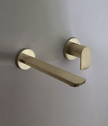 Moca Brushed Brass Taps