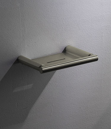 Kara Nickel Soap Dish (163BN)