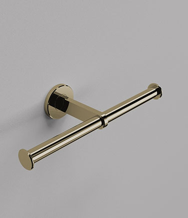 Mode Brass Double Toilet Roll Holder (MA2BR)