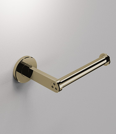 Mode Brass Single Toilet Roll Holder (MA1BR)