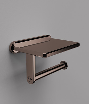 Mode Bronze Toilet Roll Holder Shelf (MA3BZ)