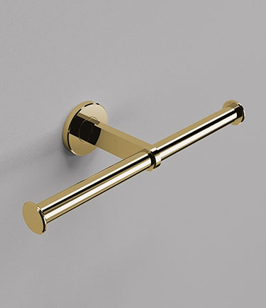 Mode Gold Double Toilet Roll Holder (MA2G)