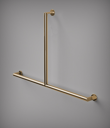Mode Gold T-Shaped Grab Bar (MD9G)