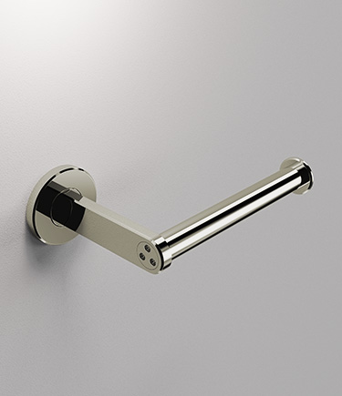 Mode Nickel Single Toilet Roll Holder (MA1N)